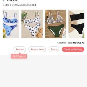 4 brand new bathing suits never worn